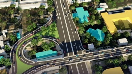 ساخت پل هوایی کابل آغاز شد