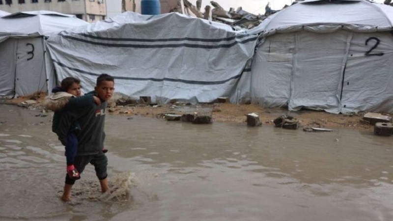 غزہ میں ہزاروں پناہ گزینوں کی جان کو سنگین خطرہ لاحق: غزہ کا سرکاری انفارمیشن سینٹر