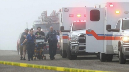 کەوتنەخواری فڕۆکەی هێزی دەریایی مەکزیک لە تێگزاس