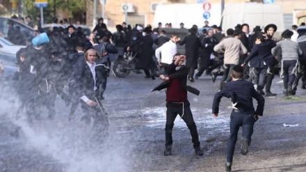 مقبوضہ بیت المقدس میں قدامت پسند یہودیوں کا احتجاج