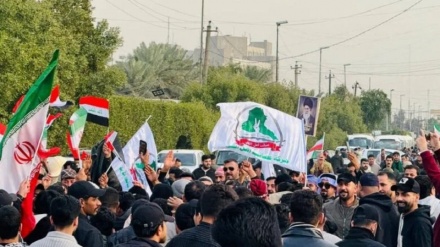 Bexdayê dîsan bi xwenîşandanê piştgirî da Komara Islamî ya Îranê 