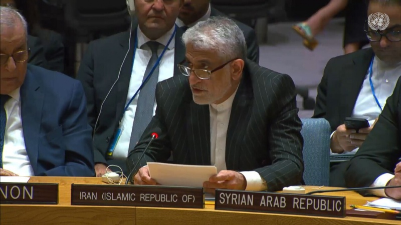  امریکی دھمکیوں پر اقوام متحدہ میں ایران کے مستقل نمائندے کا انتباہ