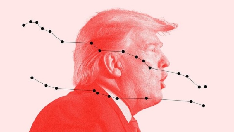 هەڵکشانی ئاستی ناڕازیبوونی ئەمریکاییەکان لە ترەمپ 