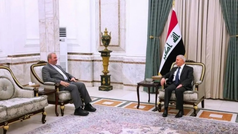 باڵیۆزی ئێران لە بەغدا لەگەڵ سەرۆک کۆماری عێراق کۆ بووەوە