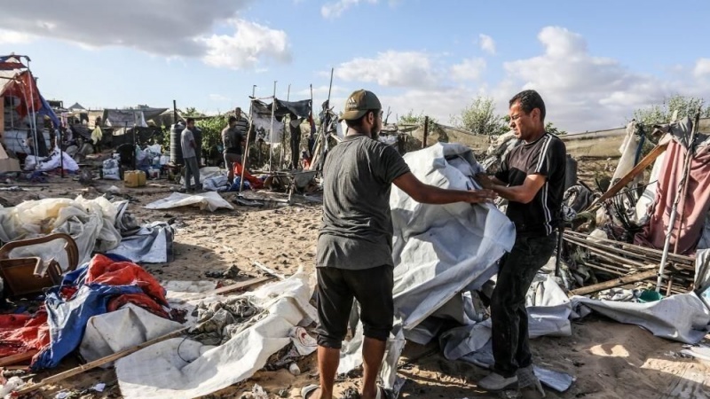 جنگ تمام عیار اشغالگران علیه بیش از یک و نیم میلیون آواره/ غول سرما کودکان را می‌بلعد