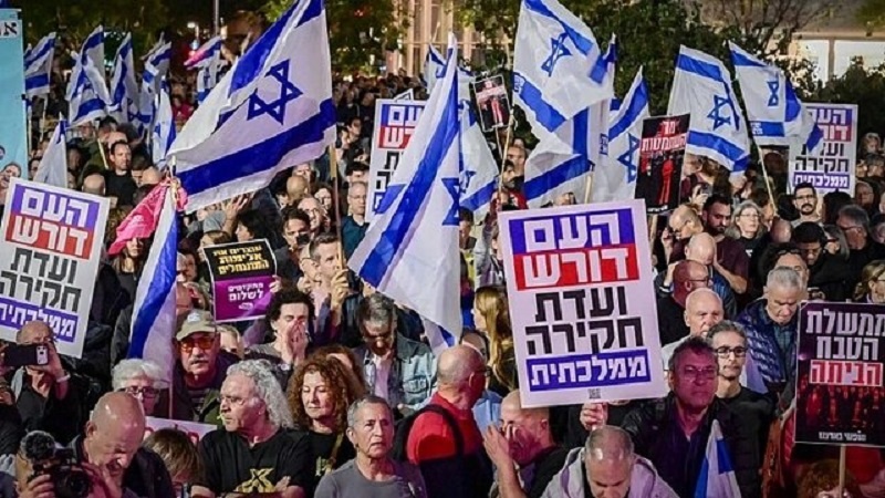 Xwenîşandana li Telavîvê li dijî hikûmeta Netanyahû