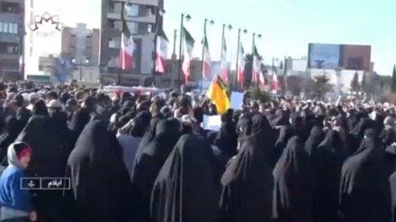 بەڕێکرانی تەرمی شەهیدی بەرگریکاری ئاسایش لە ئیلام