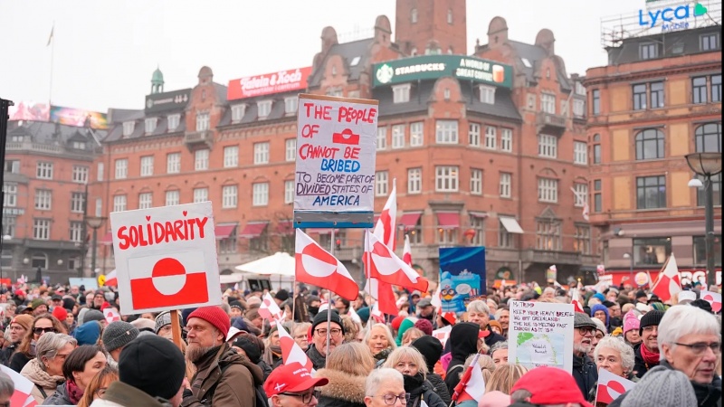 Xwepêşandanên dijî Amerîkayê li Danîmarkayê