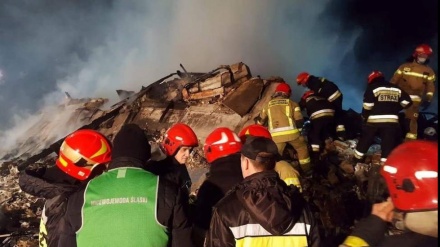 تەقینەوە لە پیستی ئسکی لە سویسرا