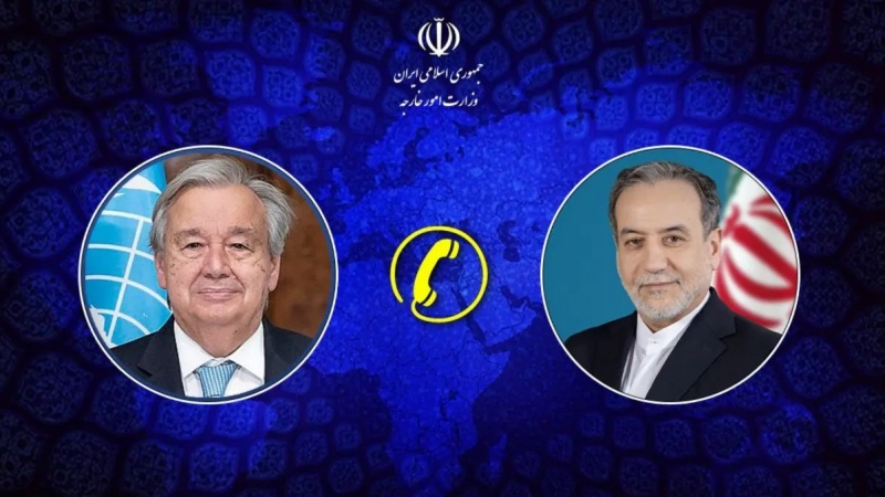 Wezîrê Karên Derve yê Îranê bi Sekreterê Giştî yê NY ra axivî