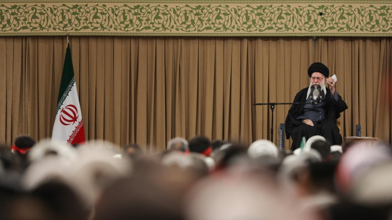 دیداری خەڵکی قوم لەگەڵ ڕێبەری مەزنی شۆڕشی ئیسلامی