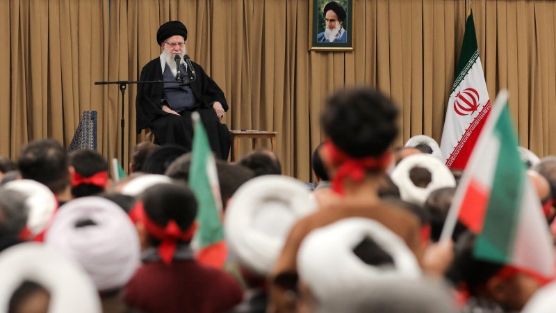 Hevdîtina gelê Qumê digel Rêberê Şoreşê