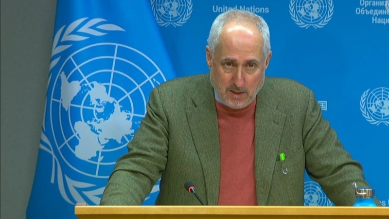 مشرق وسطی میں امریکی طیارہ بردار بحری جنگی بیڑے کی تعیناتی باعث تشویش  ہے : اقوام متحدہ