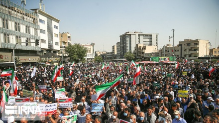 ټول ایران کې د امریکایي –صیهیونیستي ترهګرۍ غندنه 