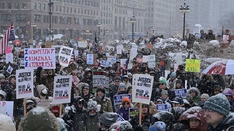ئەمریکا دژ بە ئیدارەی کۆچبەری؛ ناڕەزایەتی بەرفراوان لە سەرانسەری وڵاتدا   