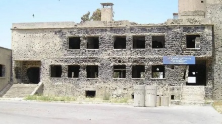 شام کے قنطیرہ میں تاریخی ہسپتال اسرائیلی حملے میں تباہ