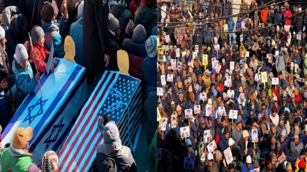 کرگل کی فضاؤں میں یکجہتی کی گونج، عوام نے ایران کی حمایت میں عظیم الشان اجتماع منعقد کیا