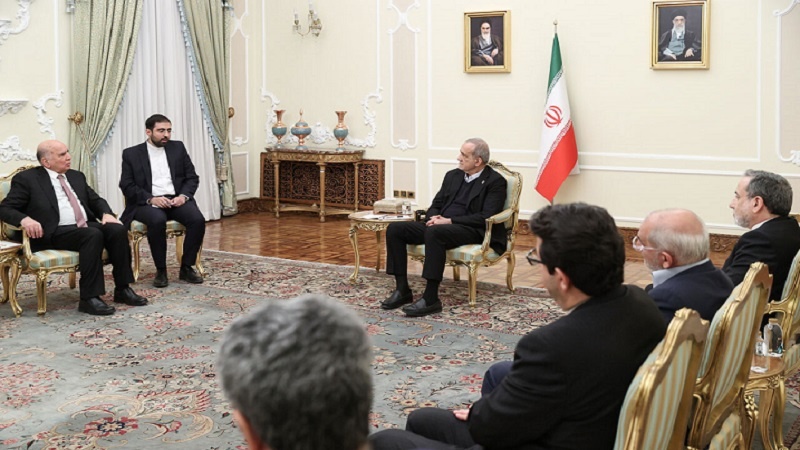 ایران اور عراق کی اقوام کے مستحکم اور تاریخی تعلقات پائیدار تھے اور رہیں گے: صدرِ مملکت پزشکیان