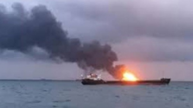 هێرشی تازەی ئۆکرانیا بۆسەر دوو کەشتیی نەوتهەڵگر لە دەریای ڕەش