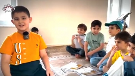 بەڕێوەچوونی خولی لەبەرکەردن و خوێندنەوەی قورئانی پیرۆز بۆ منداڵان لە مانگی ڕەمەزان