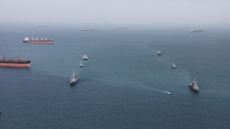 ایران اور روس کی بحریہ کی مشترکہ ہائبرڈ مشقیں، اہم مرحلہ ختم