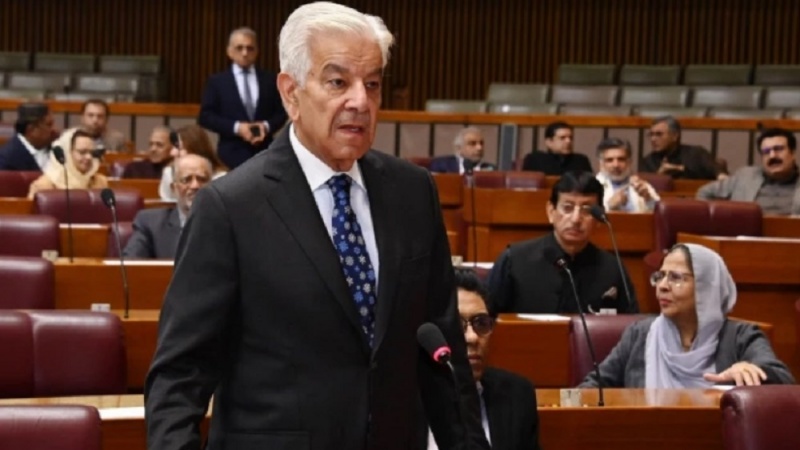 افغانستان کی سرزمین پاکستان کے خلاف استعمال ہو رہی ہے: پاکستان کے وزیر دفاع کا دعوی