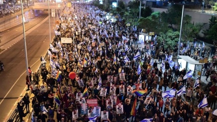 Xwenîşandana bi hezaran kesî dijî Netanyahu li Tel Avîvê