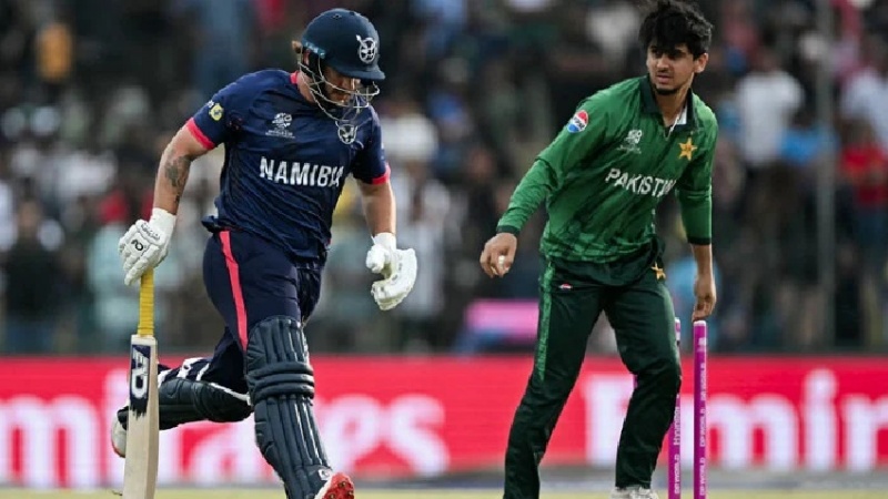 ٹی ٹوئنٹی ورلڈ کپ میں نمیبیا کو شکست، پاکستان نے سپر ایٹ مرحلے کیلئے کوالیفائی کرلیا