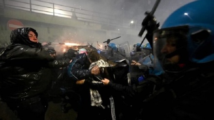 Şîdeta polîsên Îtalîyayê dema Olempîka Zivistanê