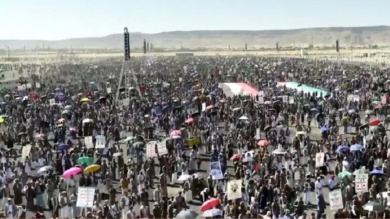  Xelkê Yemenê bi xwenîşandanekê piştgirî da Filistînê