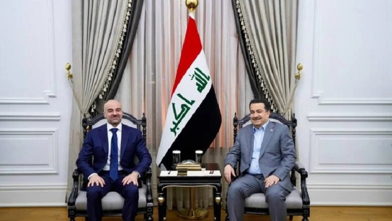 دیداری سودانی و تاڵەبانی و پێداگرییان لەسەر پێویستیی هاوکاریی هێزی سیاسیی عێراقی