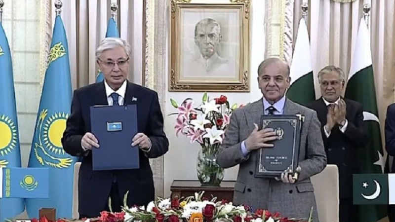 پاکستان اور قازقستان کے درمیان مختلف شعبوں میں تعاون پر اتفاق