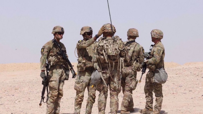 Američko vojno osoblje u bazi Buehring u Udairiju u Kuvajtu, 10. maja 2023. godine