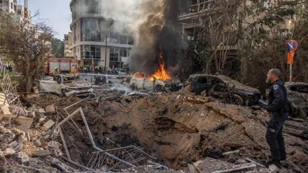 تل ابیب کے مرکز پر ایران کا میزائل حملہ