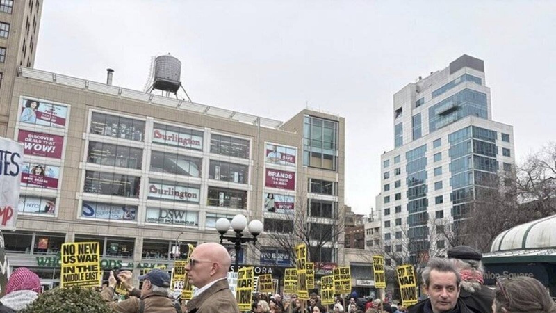 جنگ کے خلاف امریکہ میں بھی مظاہرے شروع ہو گئے ہیں