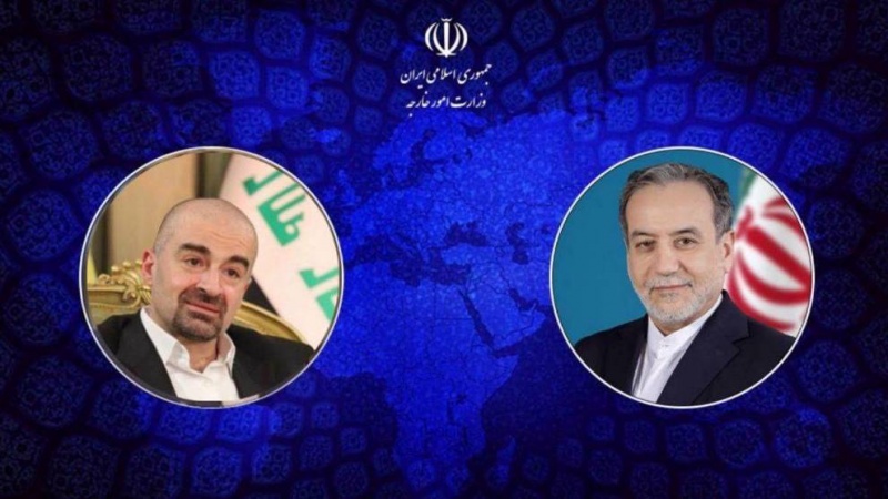 Fotografija prikazuje iranskog ministra vanjskih poslova Abasa Arakćija i lidera PUK-a Bafela Talabanija