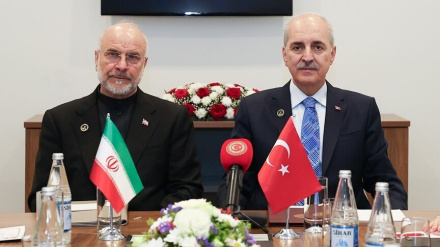دیداری سەرۆکانی پەرلەمانی تورکیا و ئێران لە باکۆ