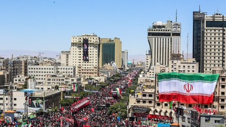  ڕێوڕەسمی بەڕێکردنی تەرمی پاکی ڕابەری موجاهیدی شەهید لە مەشهەد