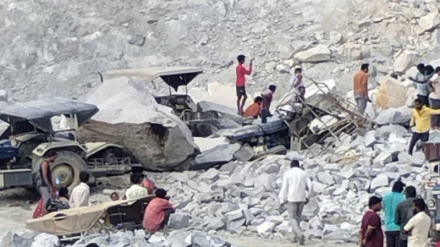 ہندوستان: بنگلورو کی ایک پتھر کی کان میں درد ناک حادثہ، 9 مزدور ہلاک