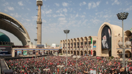 شہید رہبر کی آخری رسومات کی خبر ایشیائی میڈیا کی شہہ سرخی بن گئی