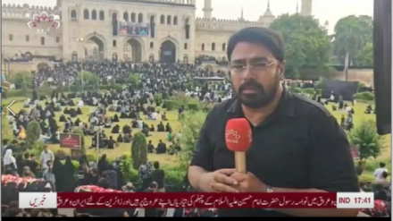 لکھنو میں 72 تابوت کا جلوس اور رہبر شہید کو خراج عقیدت 
