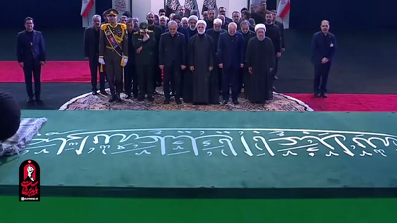 رہبرِ شہیدِ انقلاب کو الوداع کہتے وقت ملکی سربراہان کی آنکھیں اشکبار ہو گئیں