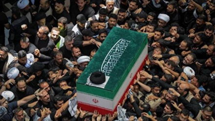 پایان مراسم وداع با امام شهید امت در کربلای معلی 