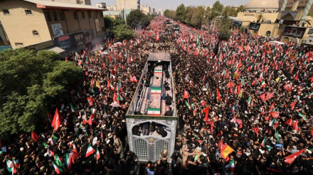 قم کې د شهید رهبر د جنازې نړۍ وال پوښښ