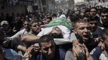 غزہ میں غاصب صیہونی حکومت کی فوج کے حملے میں ایک فلسطینی شہید