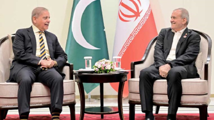 بشکیک میں ایرانی صدر اور پاکستانی وزیر اعظم کے درمیان ملاقات، دو طرقہ تعلقات کی مزید تقویت کے عزم کا اظہار