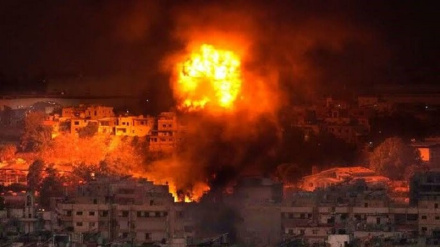 جنوبی لبنان پر غاصب اسرائیلی فوج کے فضائی اور توپ خانے کے حملے